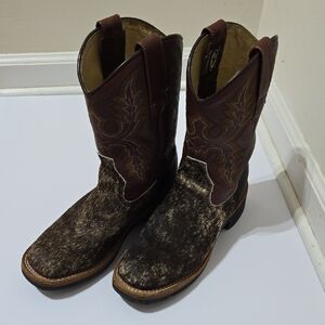 Roper Brown and Tan Ankle Boots